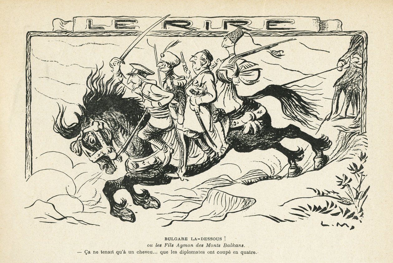 Illustrazione in Le Rire da Lucien Metivet