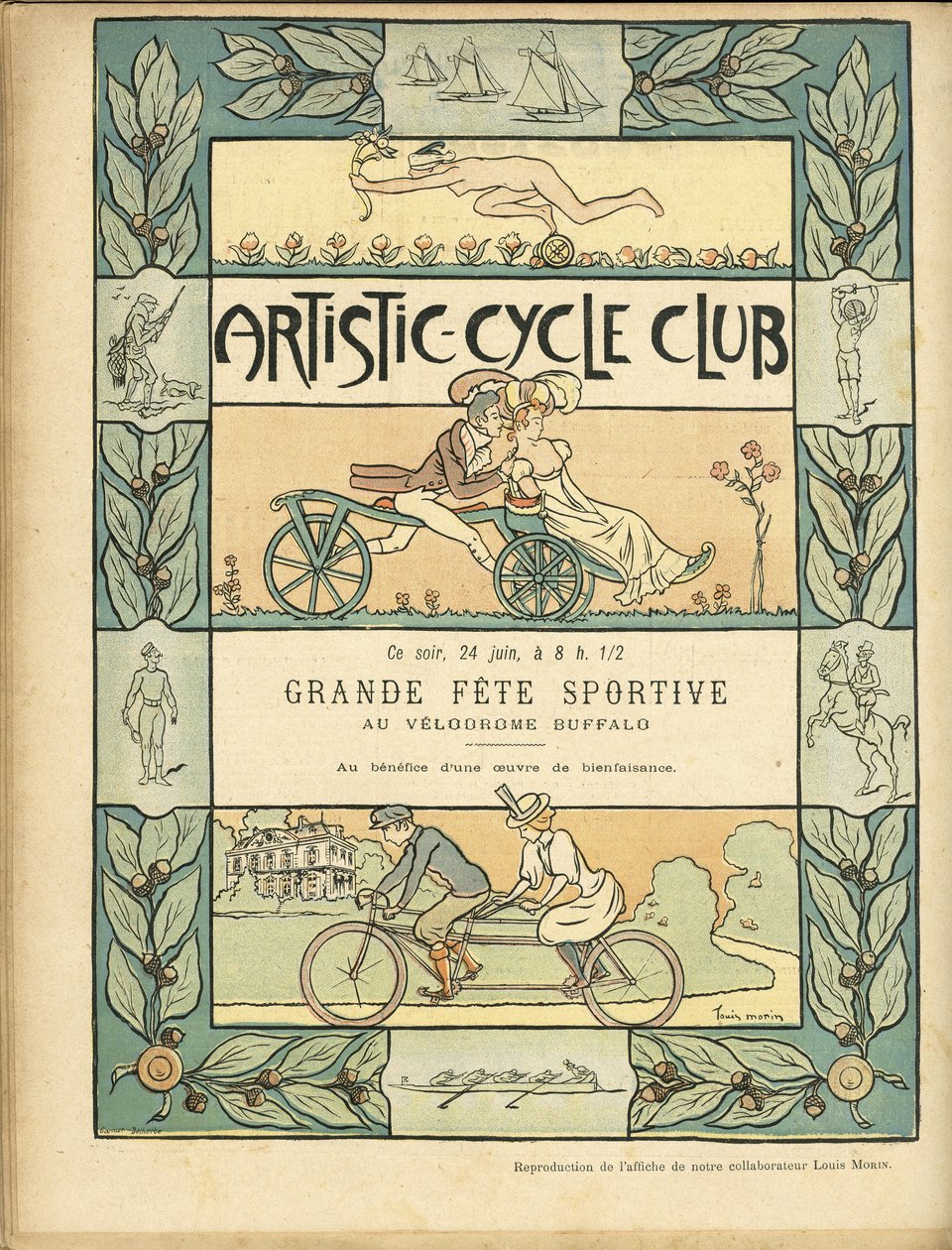 Illustrazione in Le Rire da Lucien Metivet