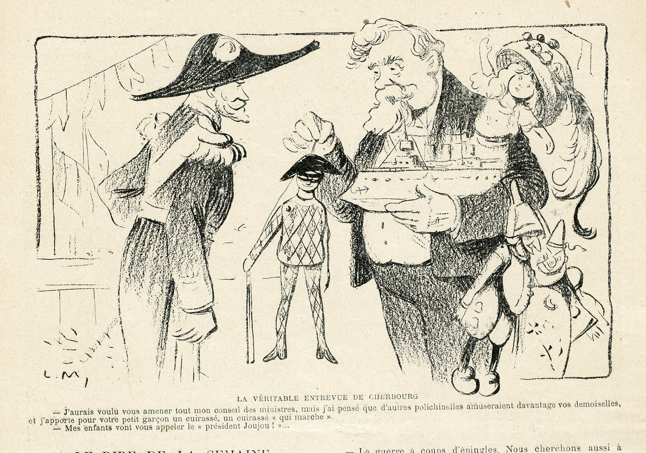 Illustrazione in Le Rire da Lucien Metivet
