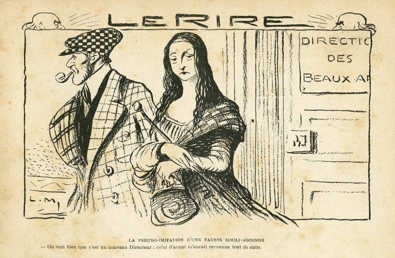 Illustrazione in Le Rire da Lucien Metivet