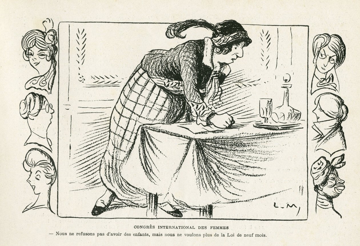 Illustrazione in Le Rire da Lucien Metivet