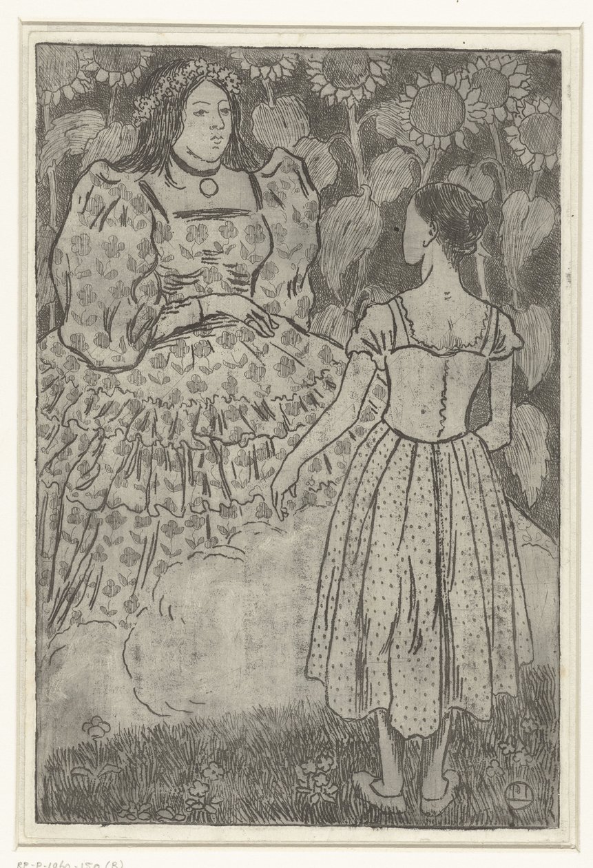 La fata appare a Cenerentola da Lucien Pissarro