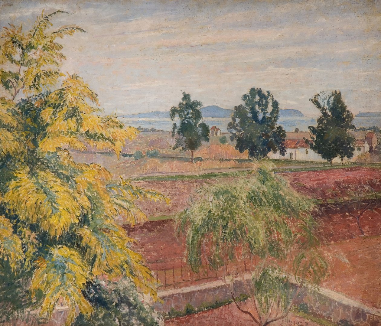 Mimosa Lavendou, 1923 da Lucien Pissarro