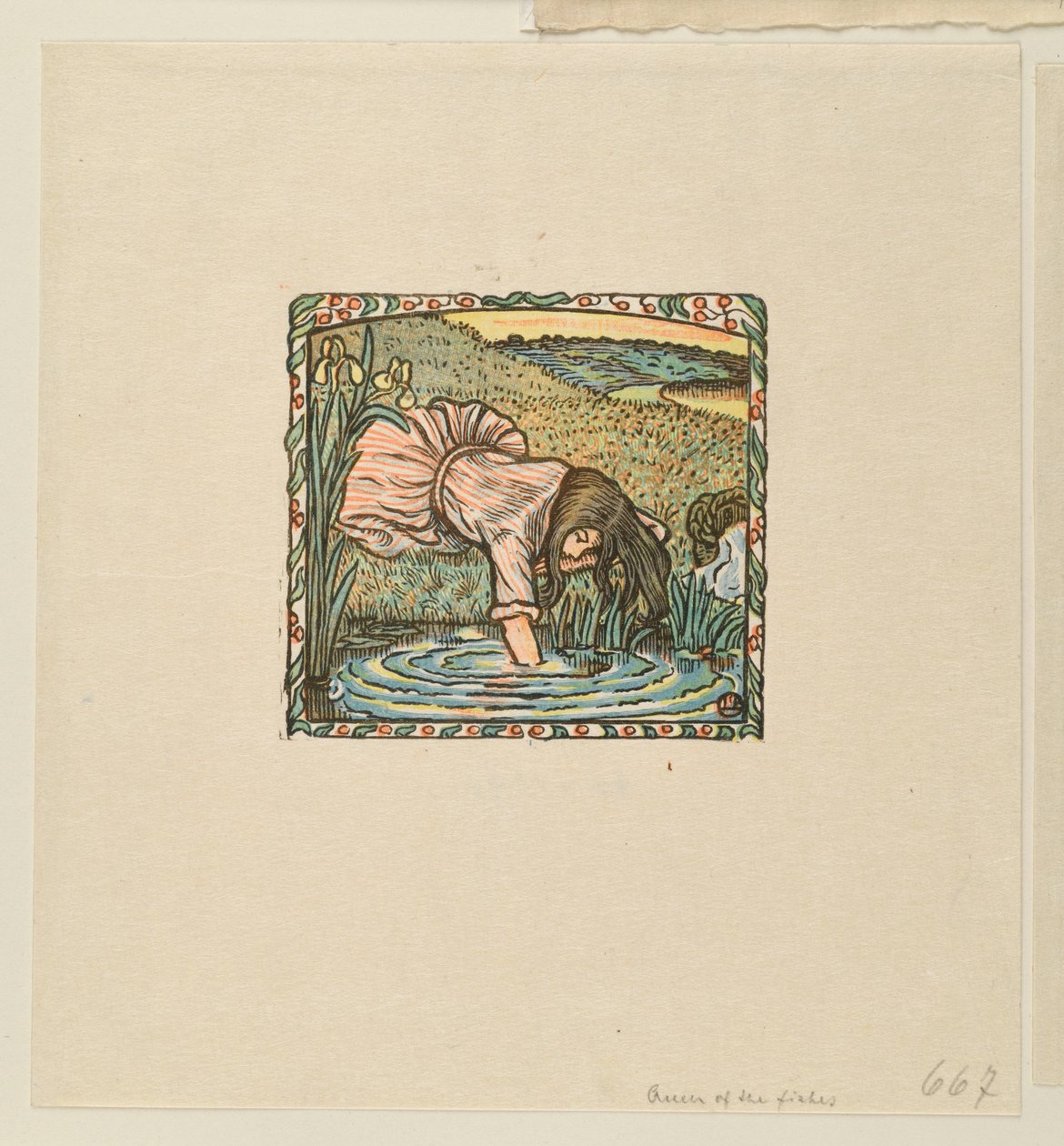 Regina dei pesci da Lucien Pissarro