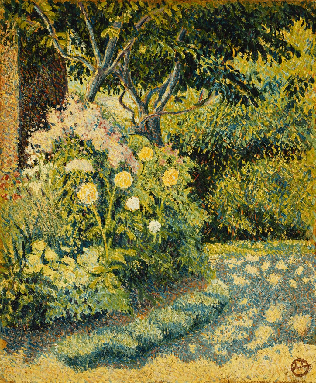 Il sentiero del giardino da Lucien Pissarro