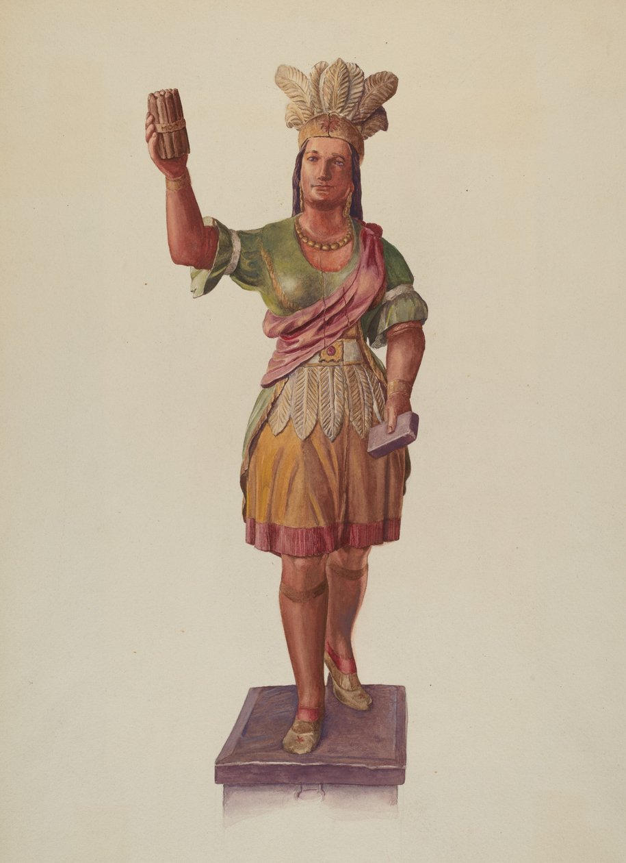 Pocahontas del negozio di sigari da Lucille Lacoursiere