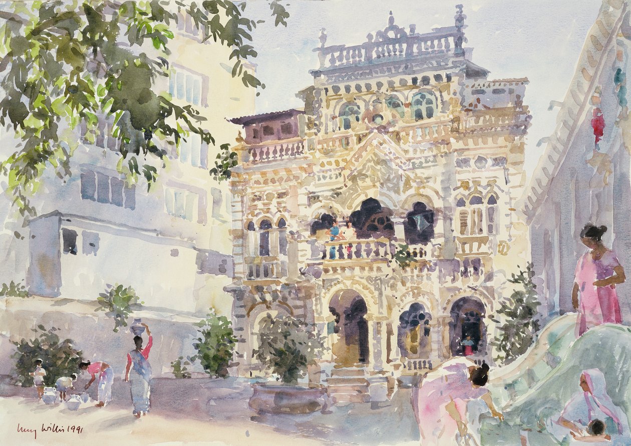 Casa sulla collina, Bombay, 1991 da Lucy Willis