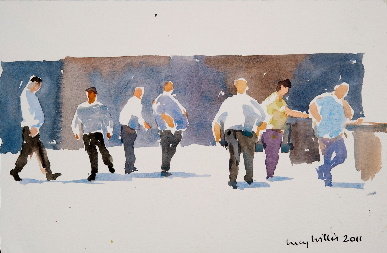 Uomini al Phoenicia Hotel, 2011 da Lucy Willis