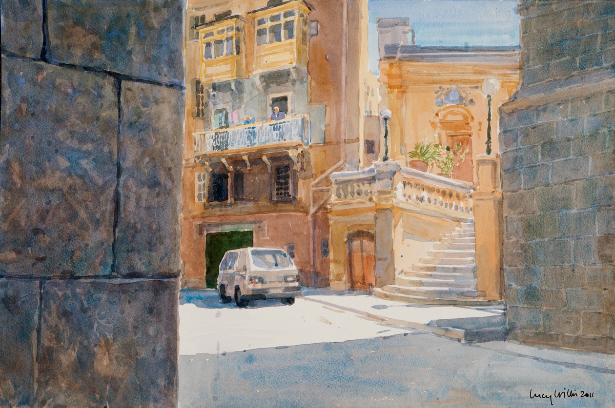 Le mura di Birgu, 2011 da Lucy Willis