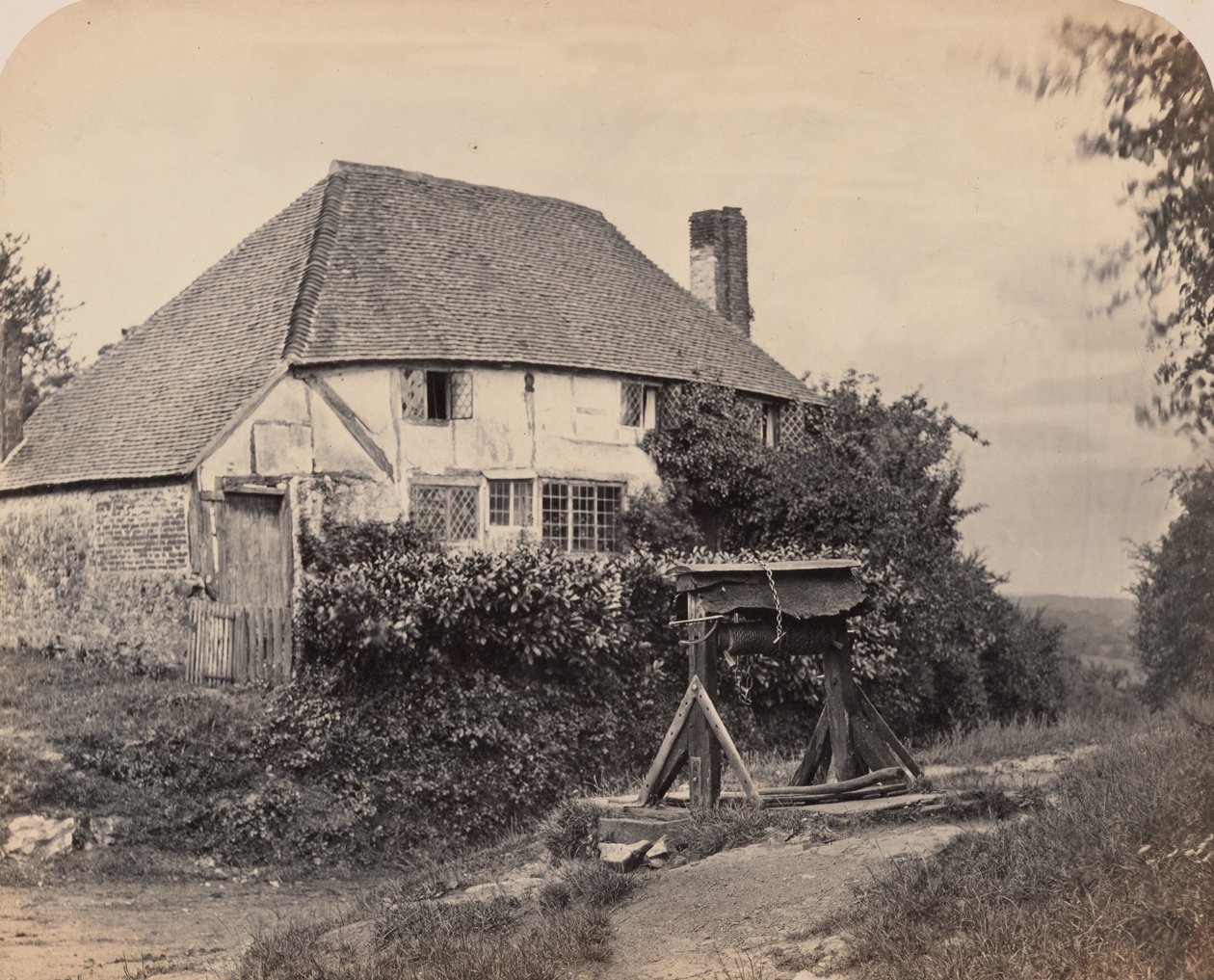 Cottage di campagna inglese, c. 1860 (foto) da Lucy Fleming