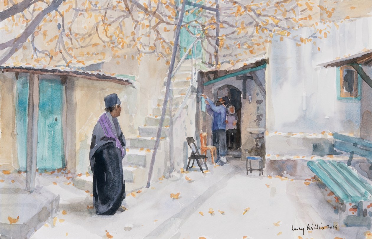 Etiopi nella Chiesa del Santo Sepolcro, Gerusalemme da Lucy Willis