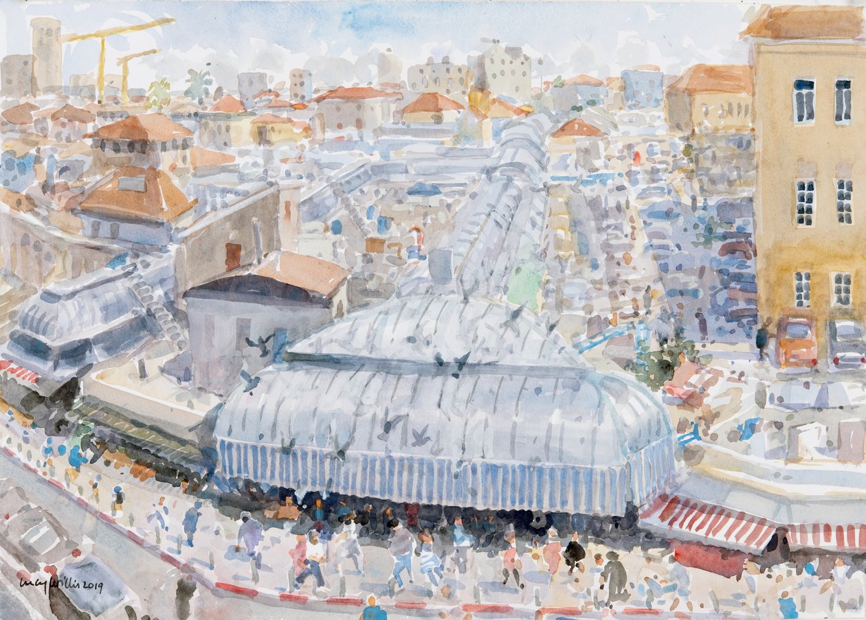 Vista dal Balcone, Mahane Yehuda, Gerusalemme da Lucy Willis