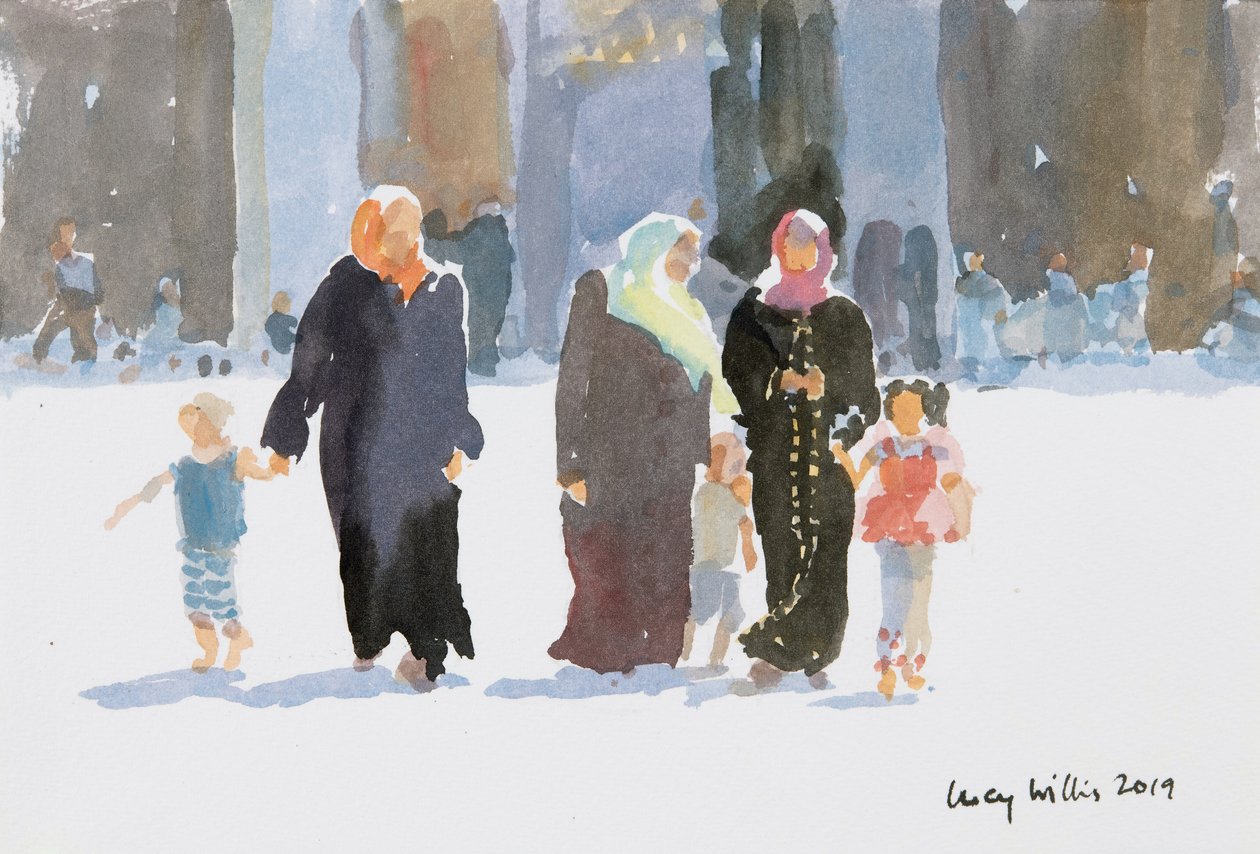 Visita alla Moschea, Damasco, Siria, 2019 da Lucy Willis