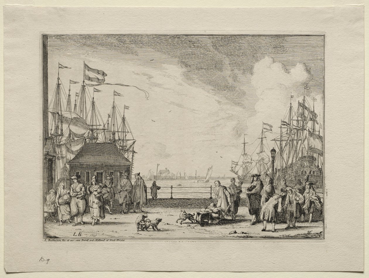 Porto ad Amsterdam, 1701 da Ludolf Backhuysen
