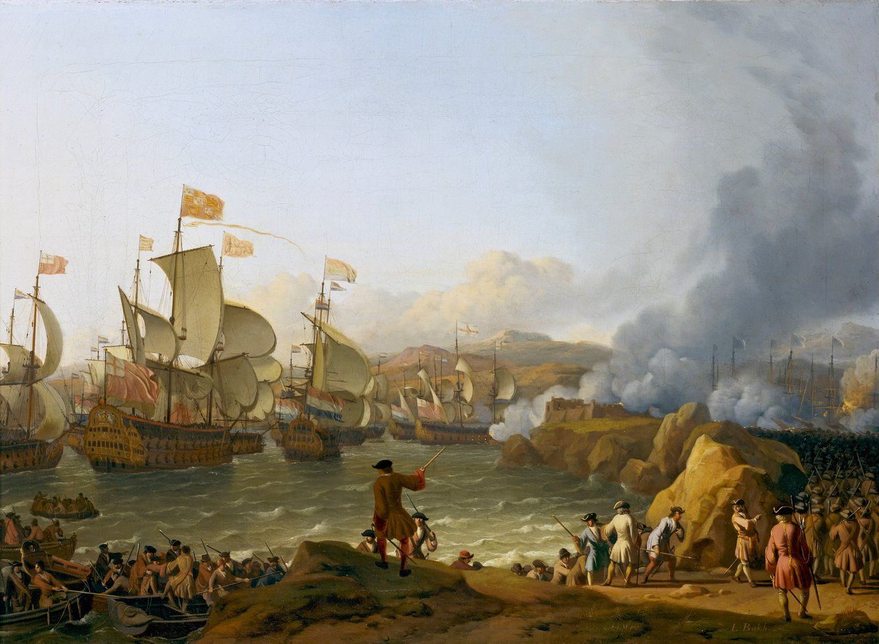 La battaglia della Baia di Vigo da Ludolf Bakhuizen
