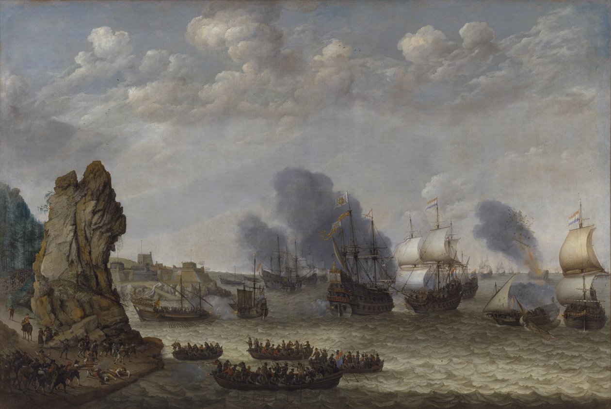 La battaglia dei quattro giorni, 11-14 giugno 1666 da Ludolf Bakhuizen