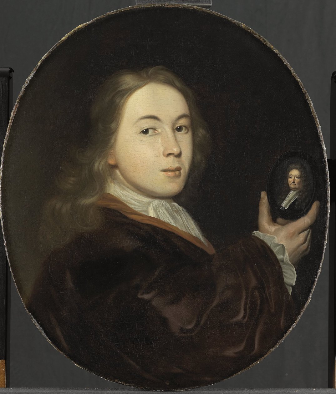 Johannes Bakhuysen (1683-1731). Con un ritratto in miniatura di suo padre Ludolf da Ludolf Bakhuysen