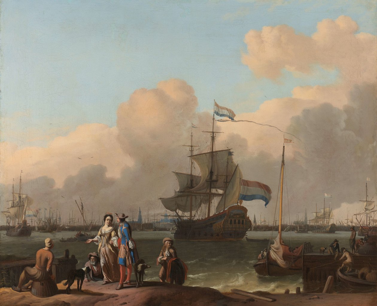 Lo Y ad Amsterdam, con la fregata 