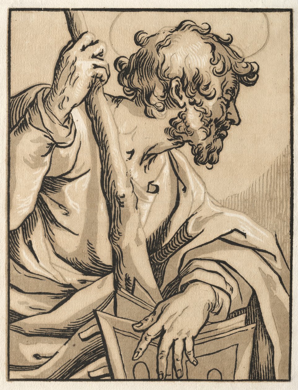 Cristo e gli Apostoli: San Giuda Taddeo (con la clava) da Ludolph Büsinck