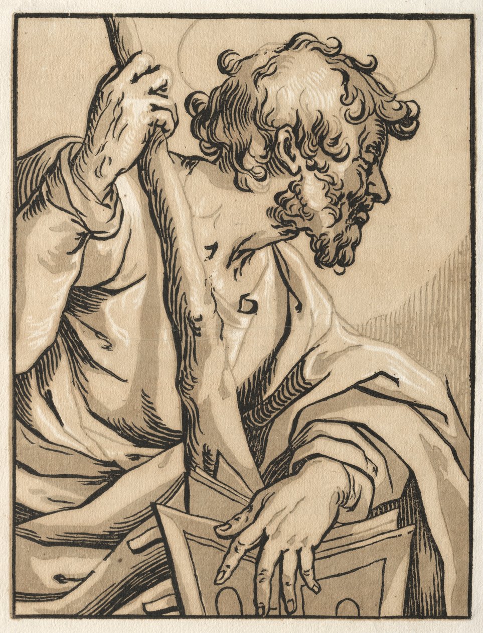 Cristo e gli Apostoli: San Giuda Taddeo con la clava da Ludolph Büsinck