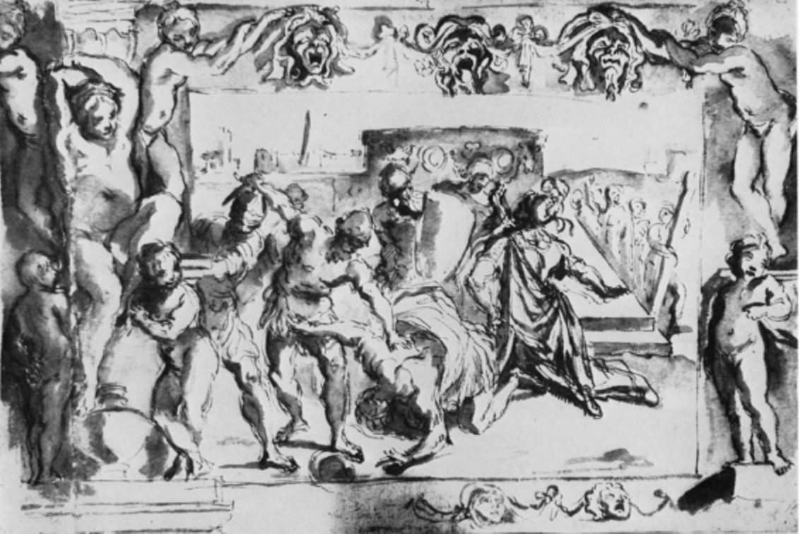 La morte di Tito Tazio da Ludovico Carracci
