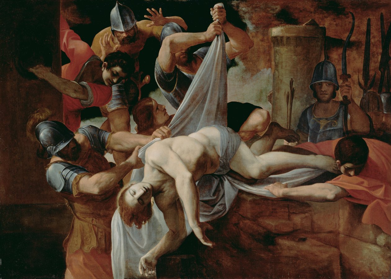San Sebastiano gettato nella Cloaca Maxima da Ludovico Carracci