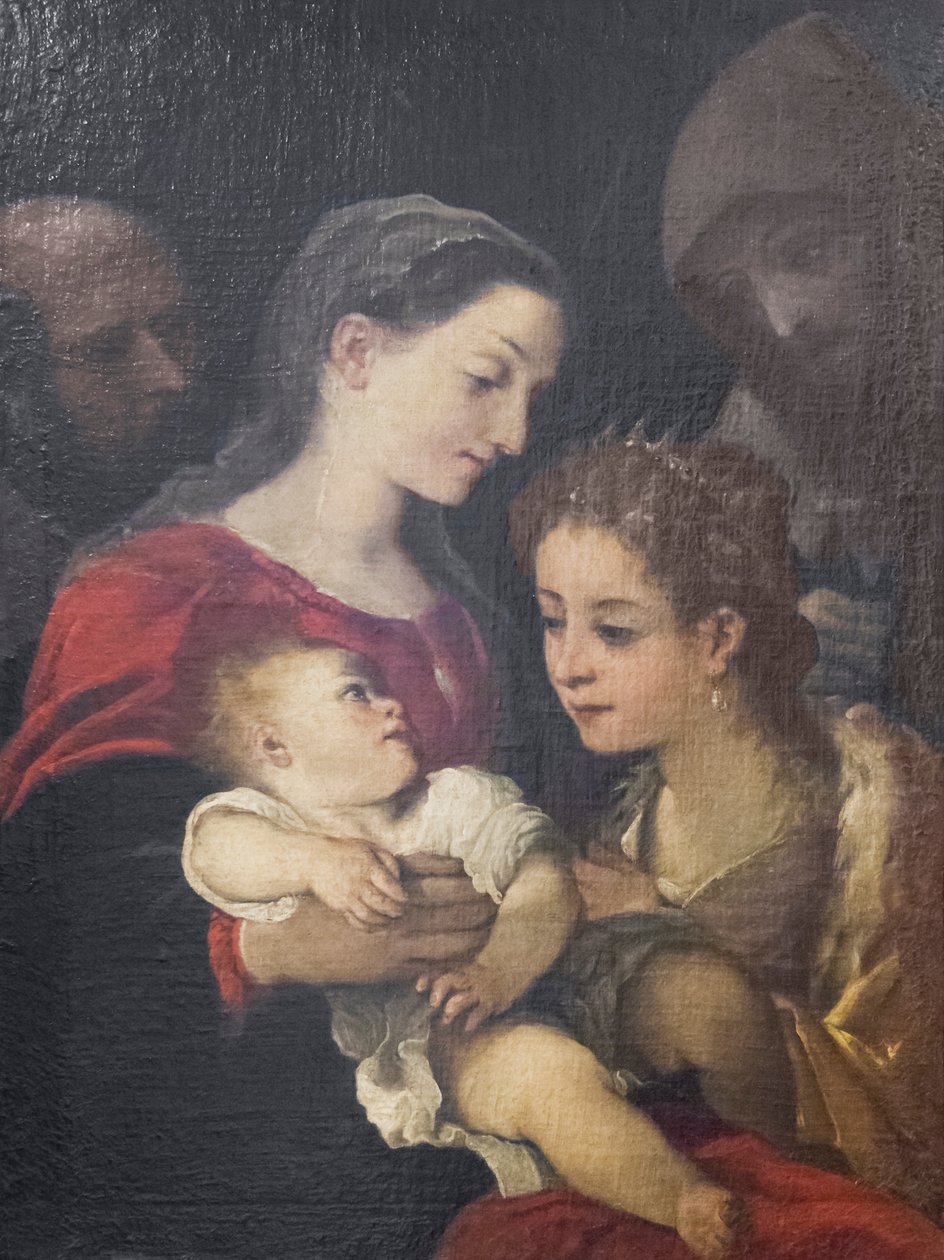 La Sacra Famiglia con i Santi Francesco e Caterina d
