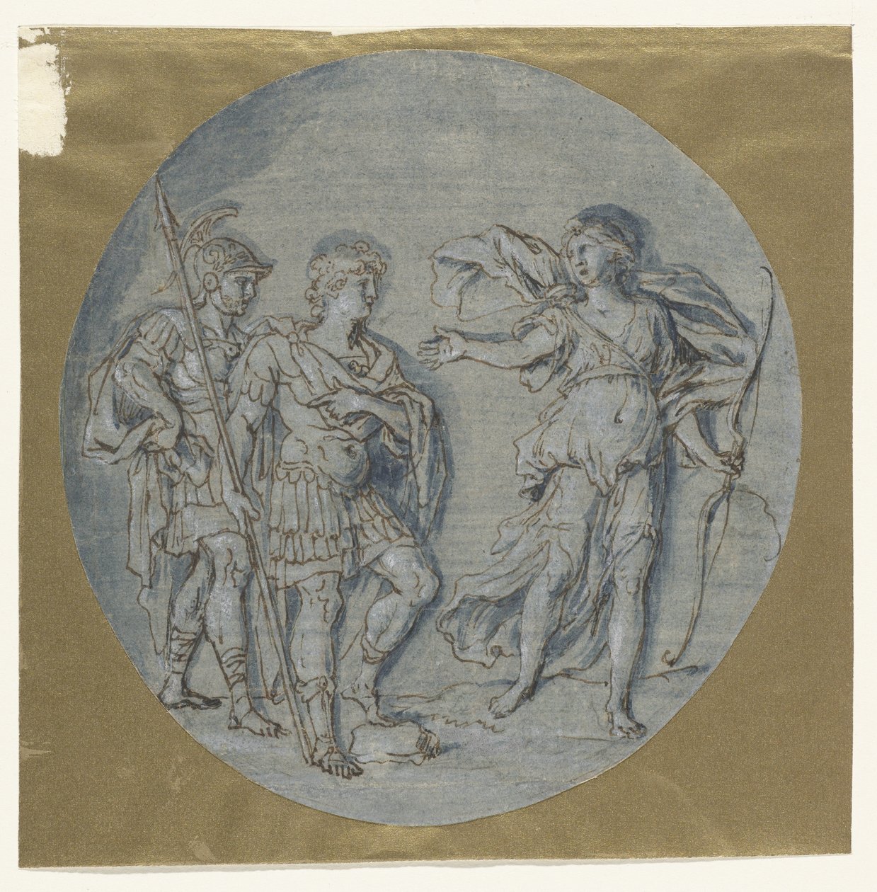 Diana parla ad Enea e Acate da Ludovico Gimignani