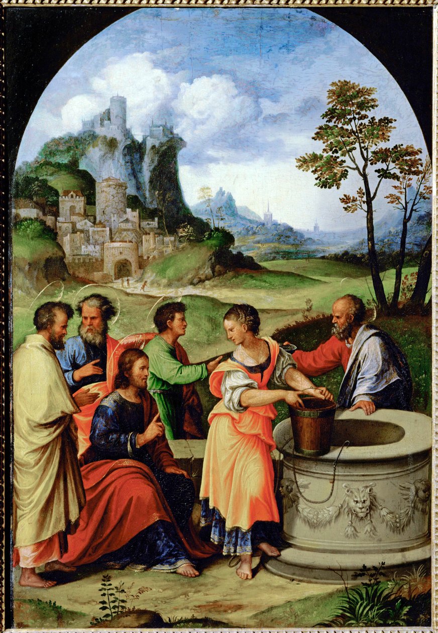 Cristo e la Samaritana da Ludovico Mazzolino