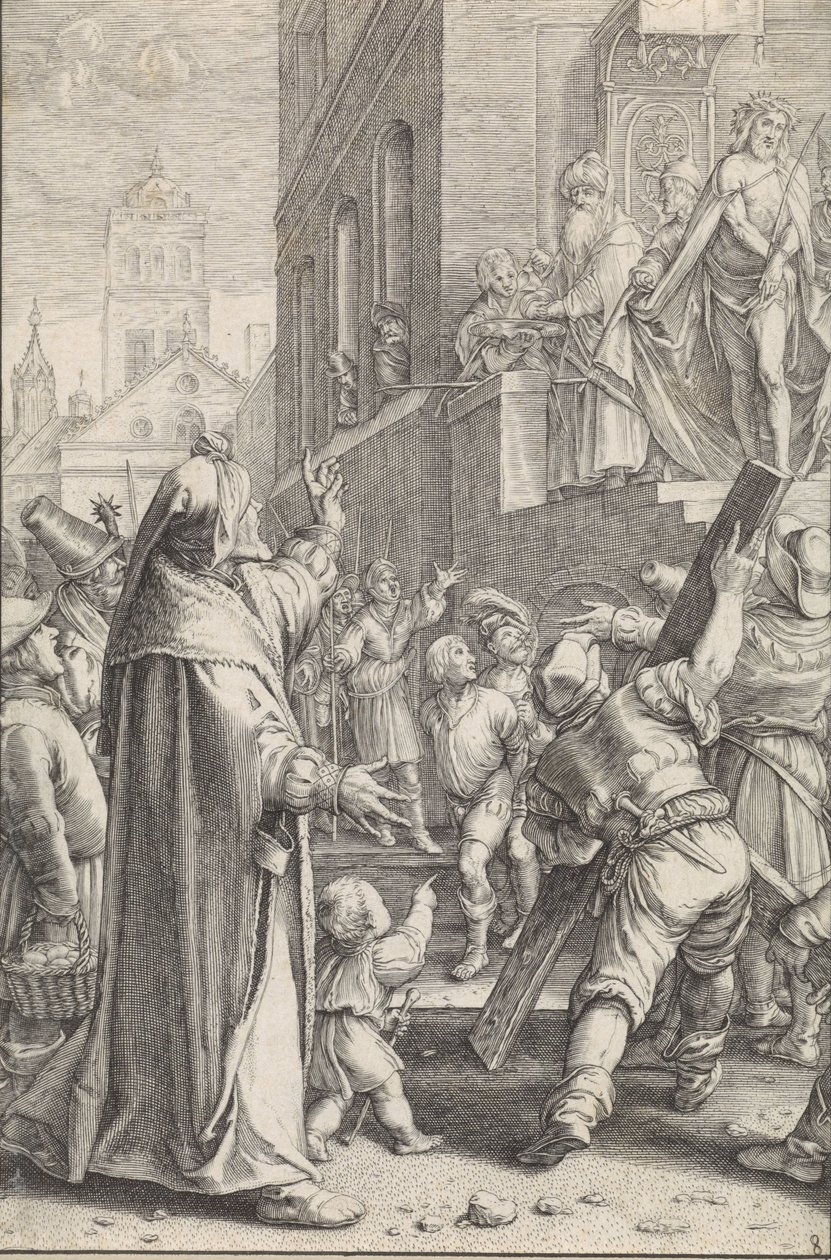 Cristo mostrato al popolo (Ecce homo) De Passie (serie) da Ludovicus Siceram