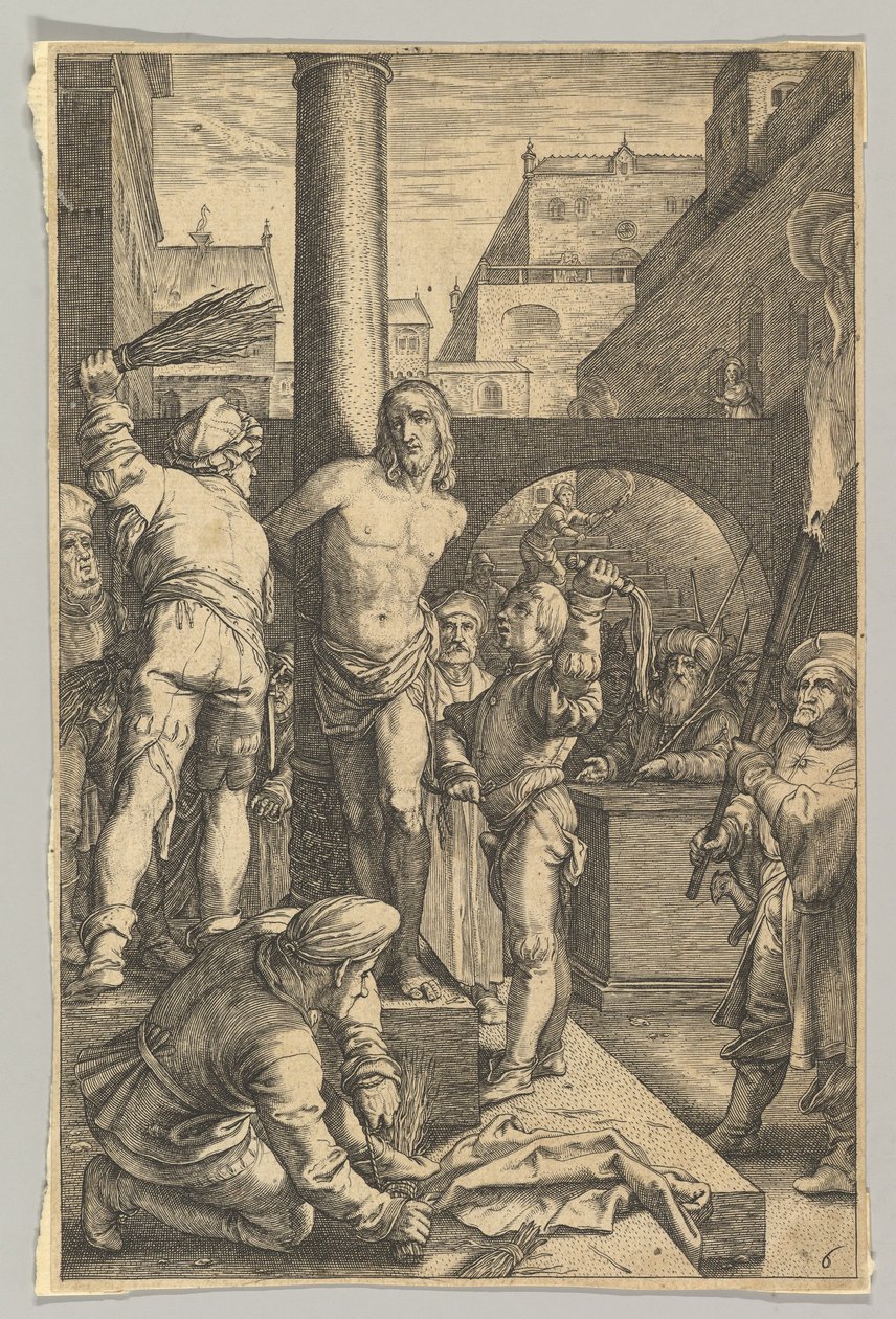 La Flagellazione, dalla Passione di Cristo da Ludovicus Siceram