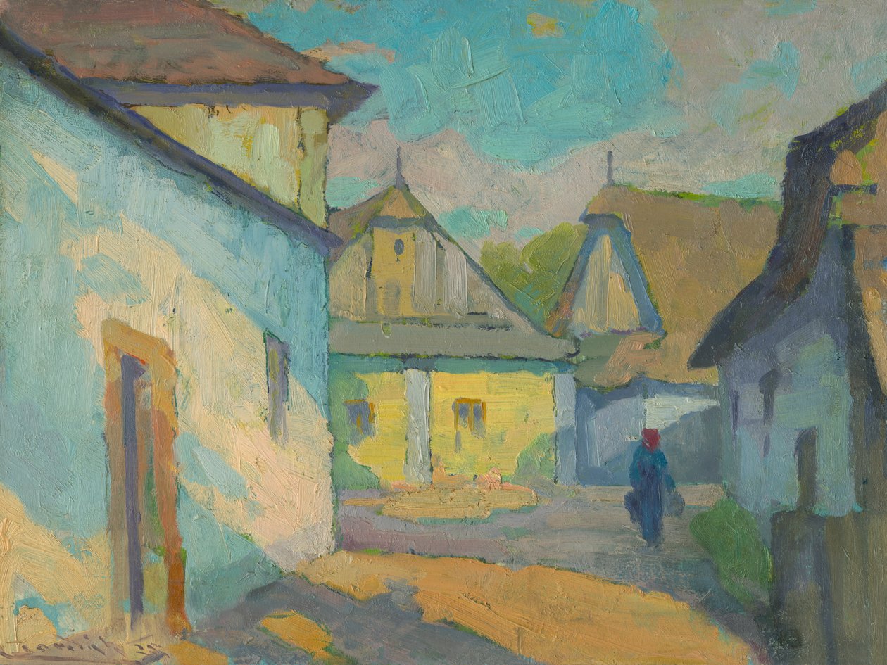 Villaggio della Slovacchia orientale da Ludovit Cordak