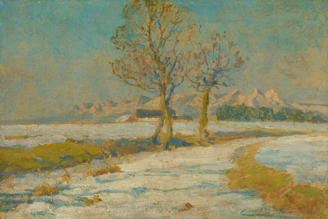Paesaggio invernale nei Tatra da Ludovit Cordak