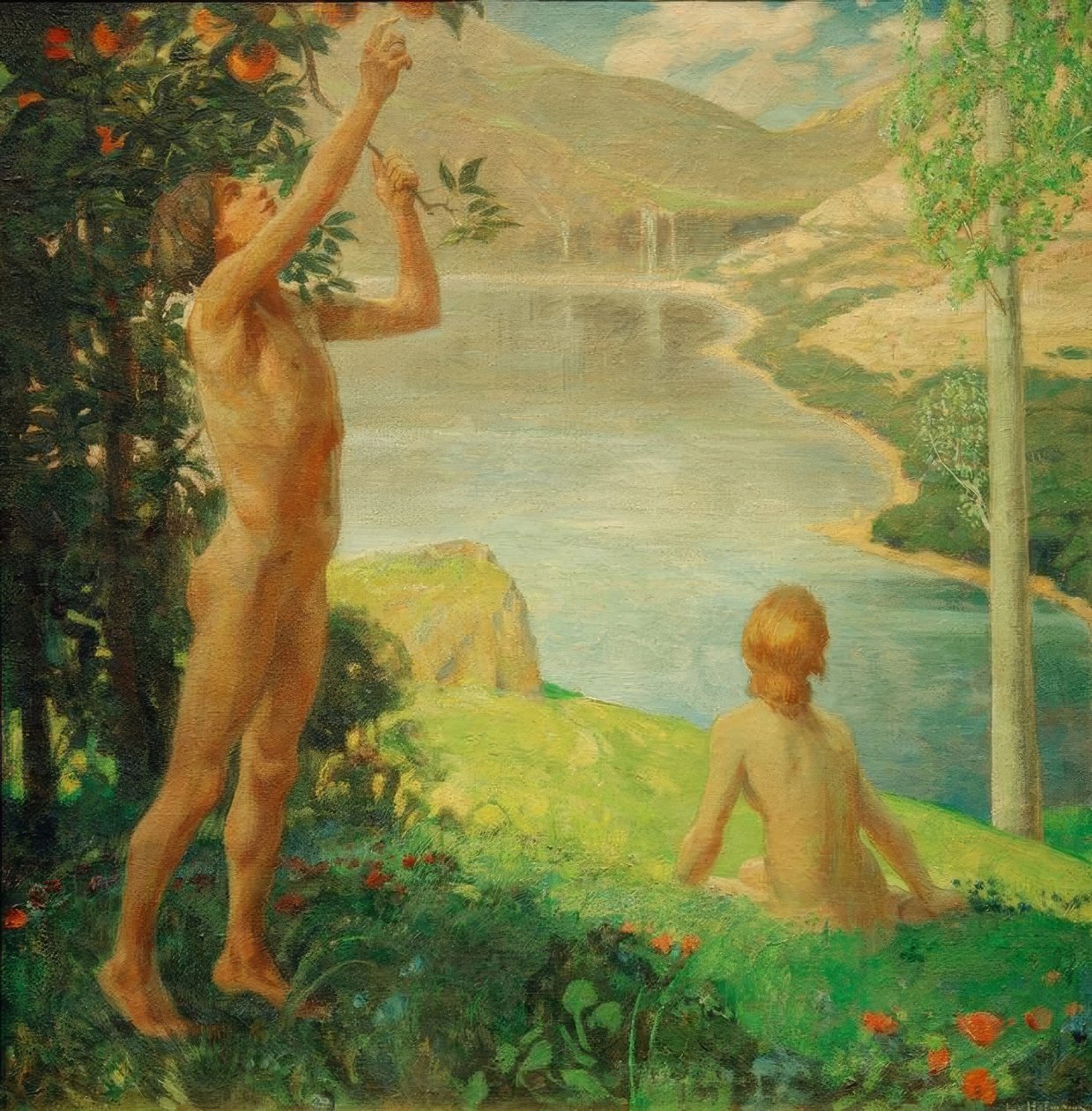 Idillio da Ludwig von Hofmann
