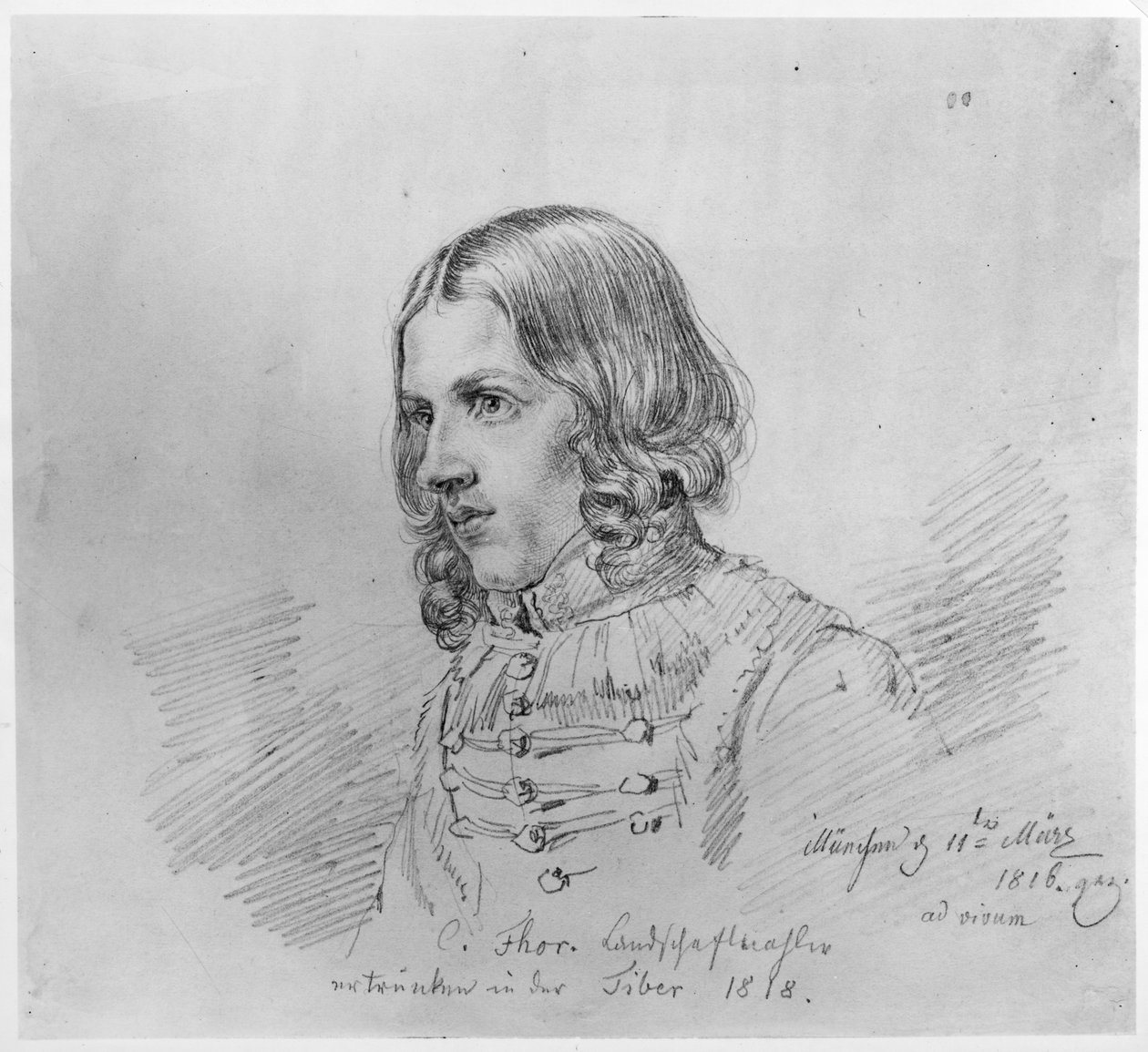 Ritratto di Carl Philipp Fohr da Ludwig Emil Grimm