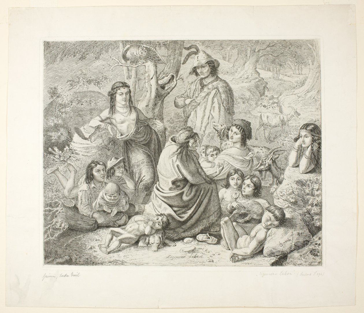 Vita zingara da Ludwig Emil Grimm