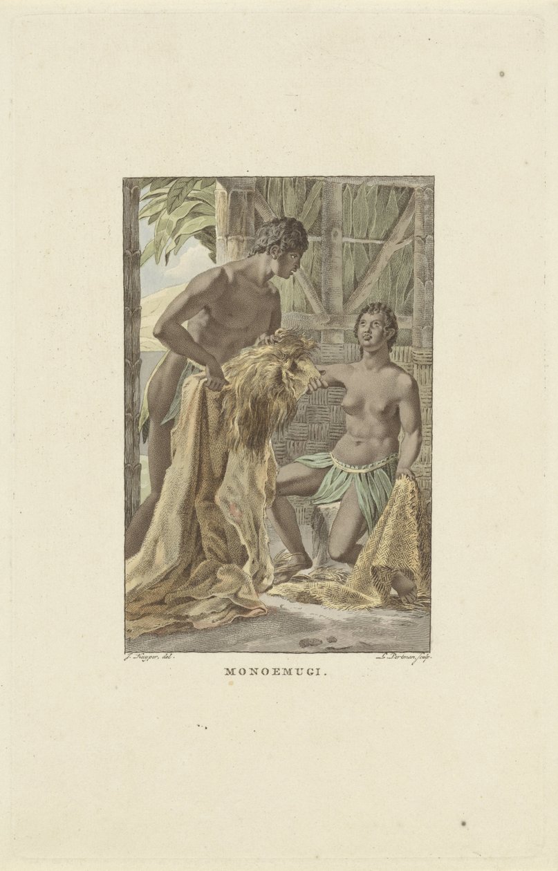 Abitanti del regno di Monoemugi da Ludwig Gottlieb Portman