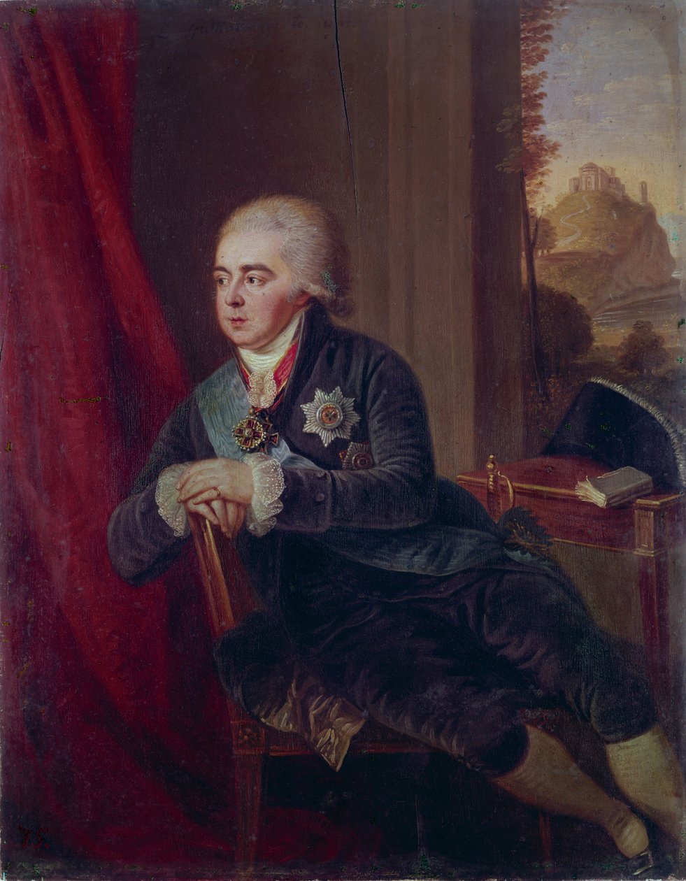 Ritratto del vice-cancelliere Principe Alexander Kurakin 1752-1818, 1801 da Ludwig Guttenbrunn