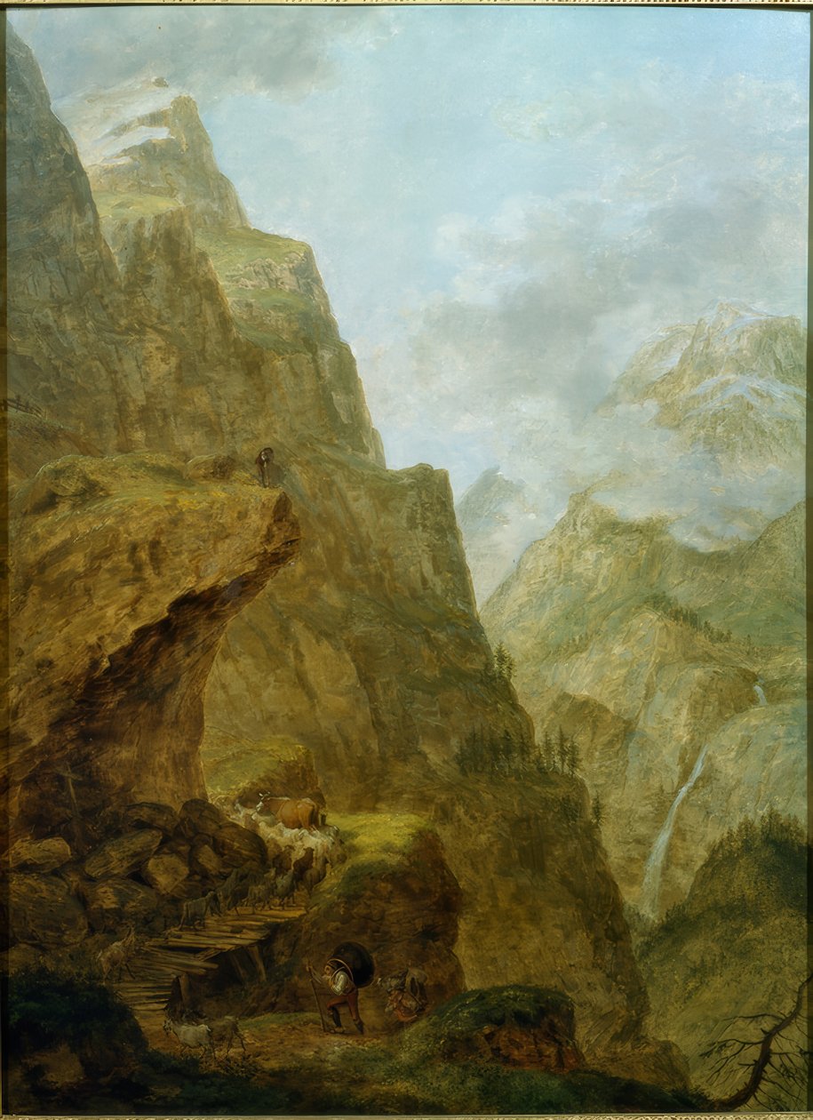 Sul passo del Klausen con il Sennenzug da Ludwig Hess