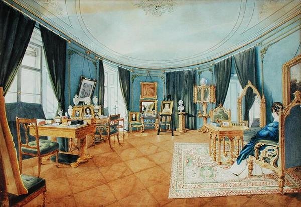 La Stanza di un Artista a Vienna da Ludwig Hild
