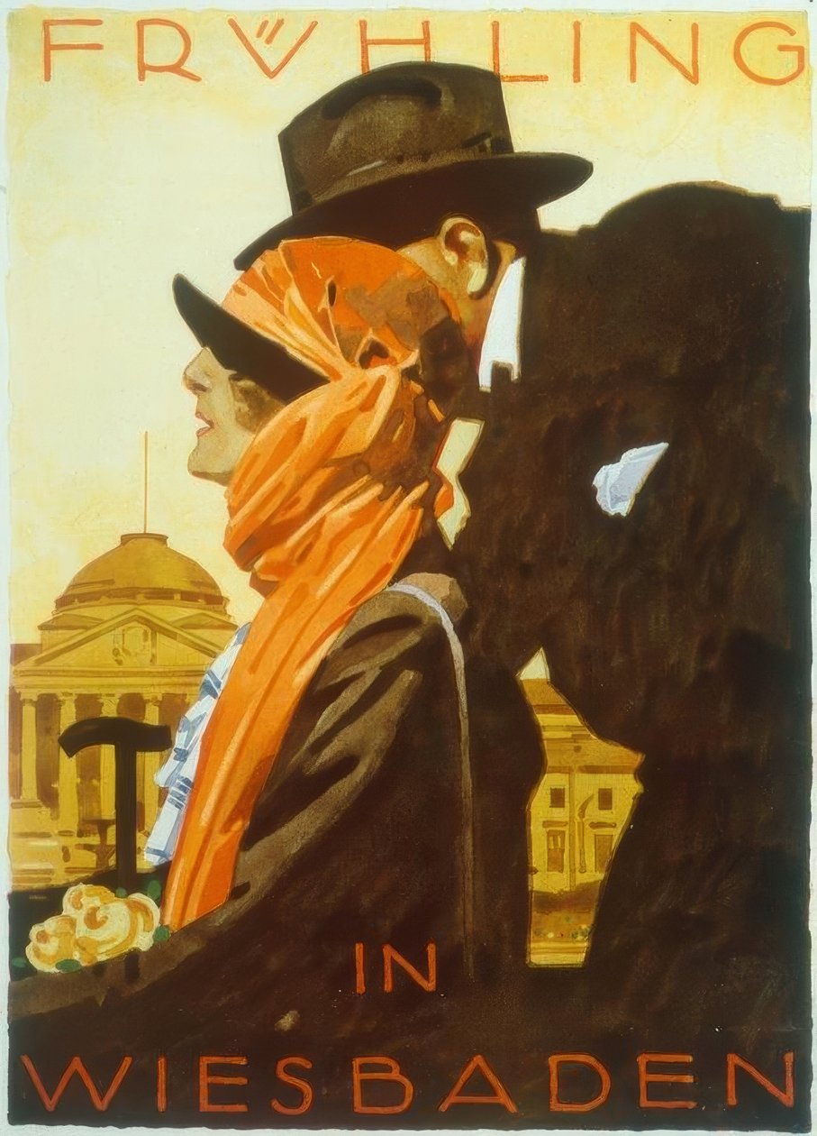 Primavera a Wiesbaden da Ludwig Hohlwein