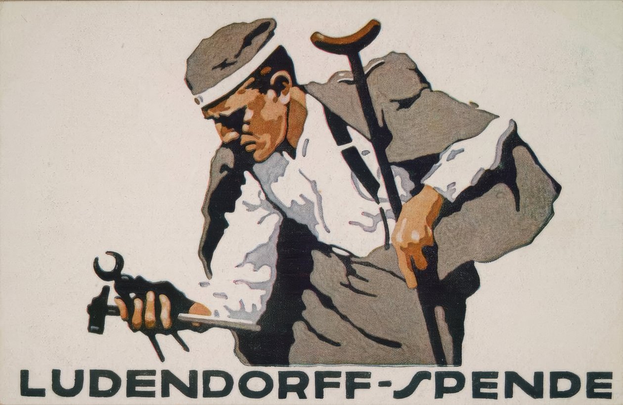 Donazione Ludendorff per i feriti di guerra da Ludwig Hohlwein