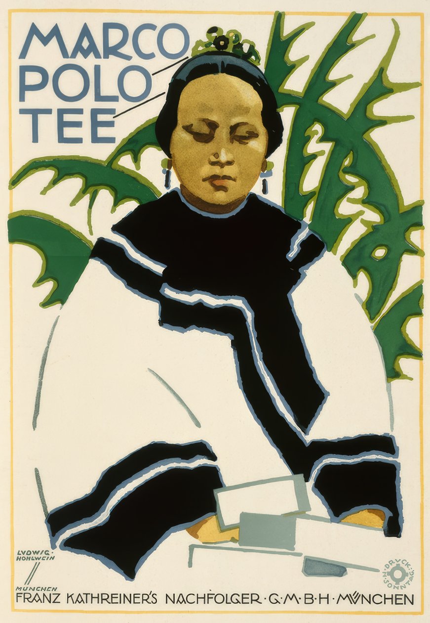 Tè Marco Polo - Franz Kathreiners Nachf. G.M.B.H. Monaco da Ludwig Hohlwein