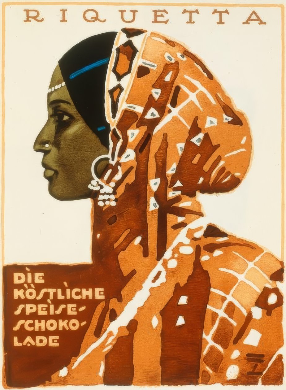 Riquetta - Il delizioso cioccolato da tavola da Ludwig Hohlwein