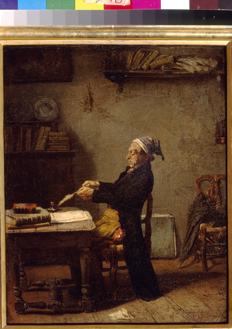 Scienziato al lavoro di Knaus, Ludwig (1829-1910) da Ludwig Knaus