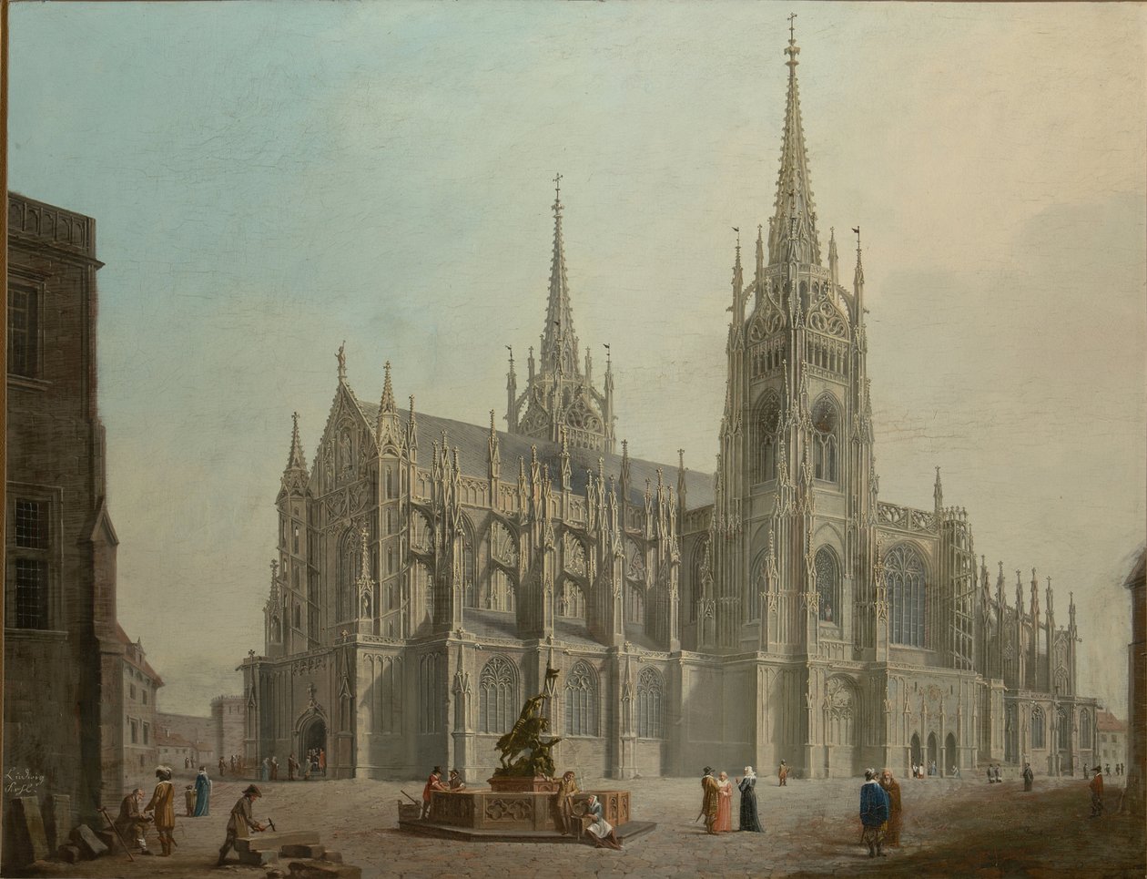 La Cattedrale di San Vito a Praga da Ludwig Kohl