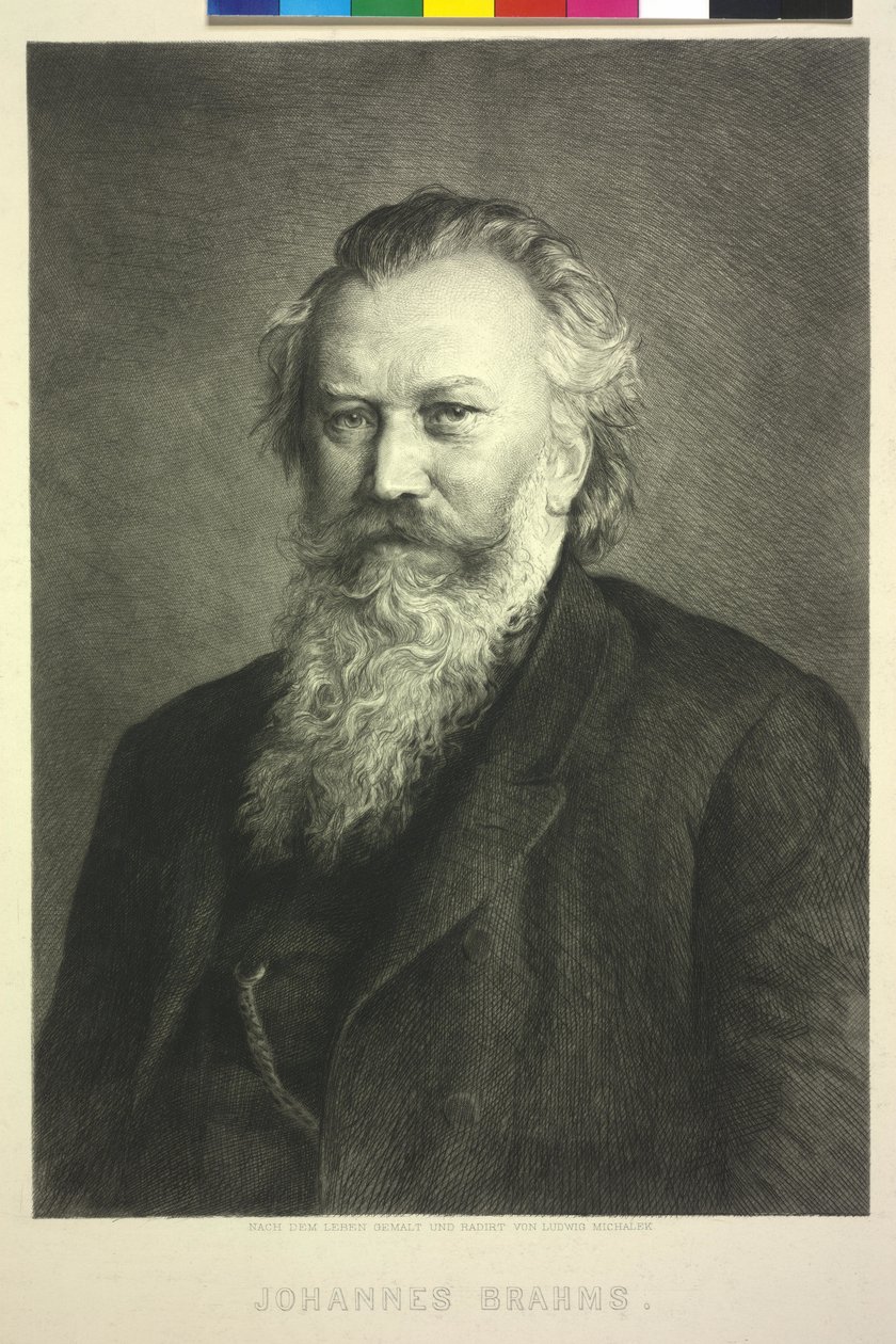 Johannes Brahms da Ludwig Michalek