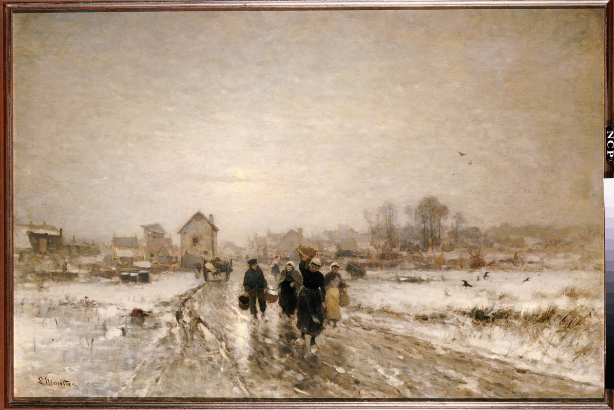Ritorno dal mercato da Ludwig Munthe