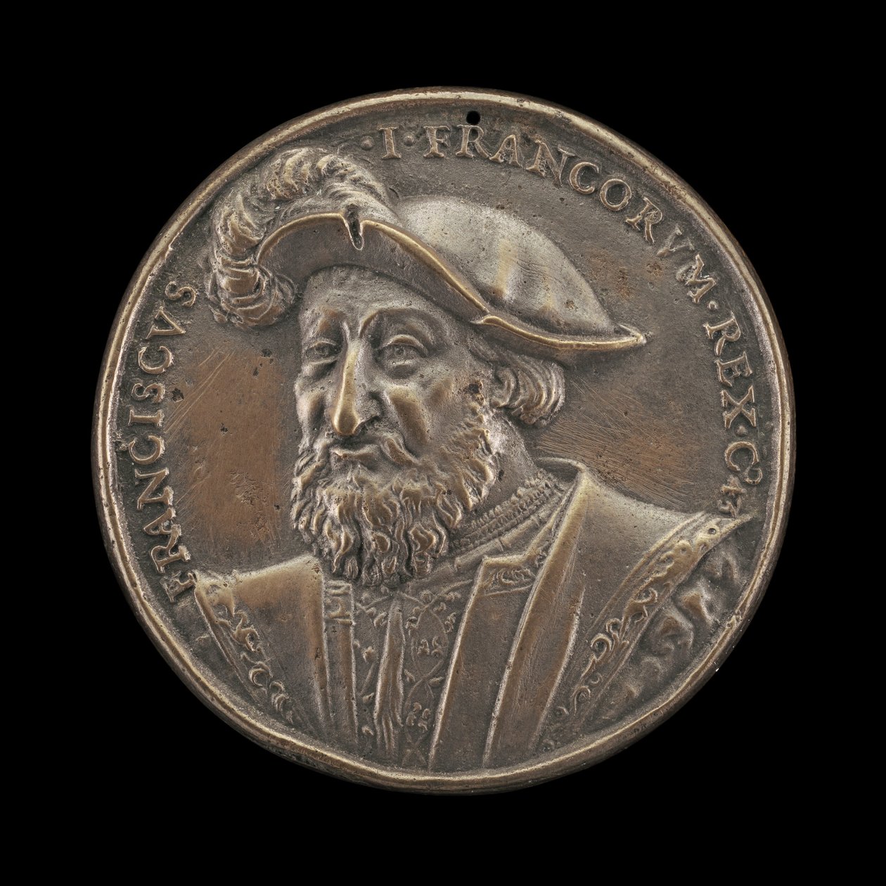 Francesco I, 1494-1547, Re di Francia 1515 [recto], 1537 da Ludwig Neufahrer