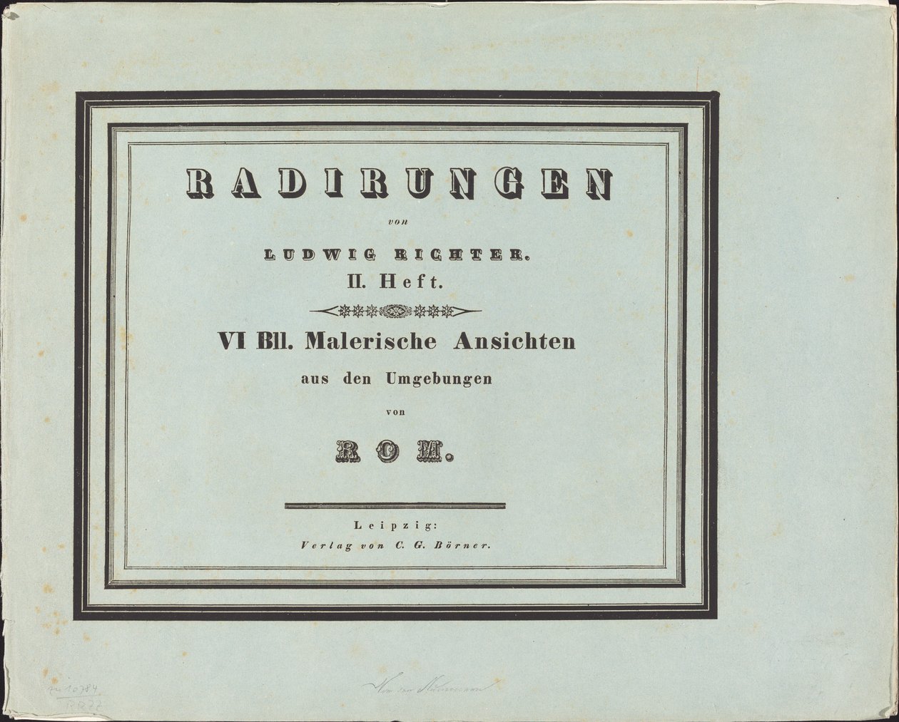 Vedute pittoresche dei dintorni di Roma da Ludwig Richter
